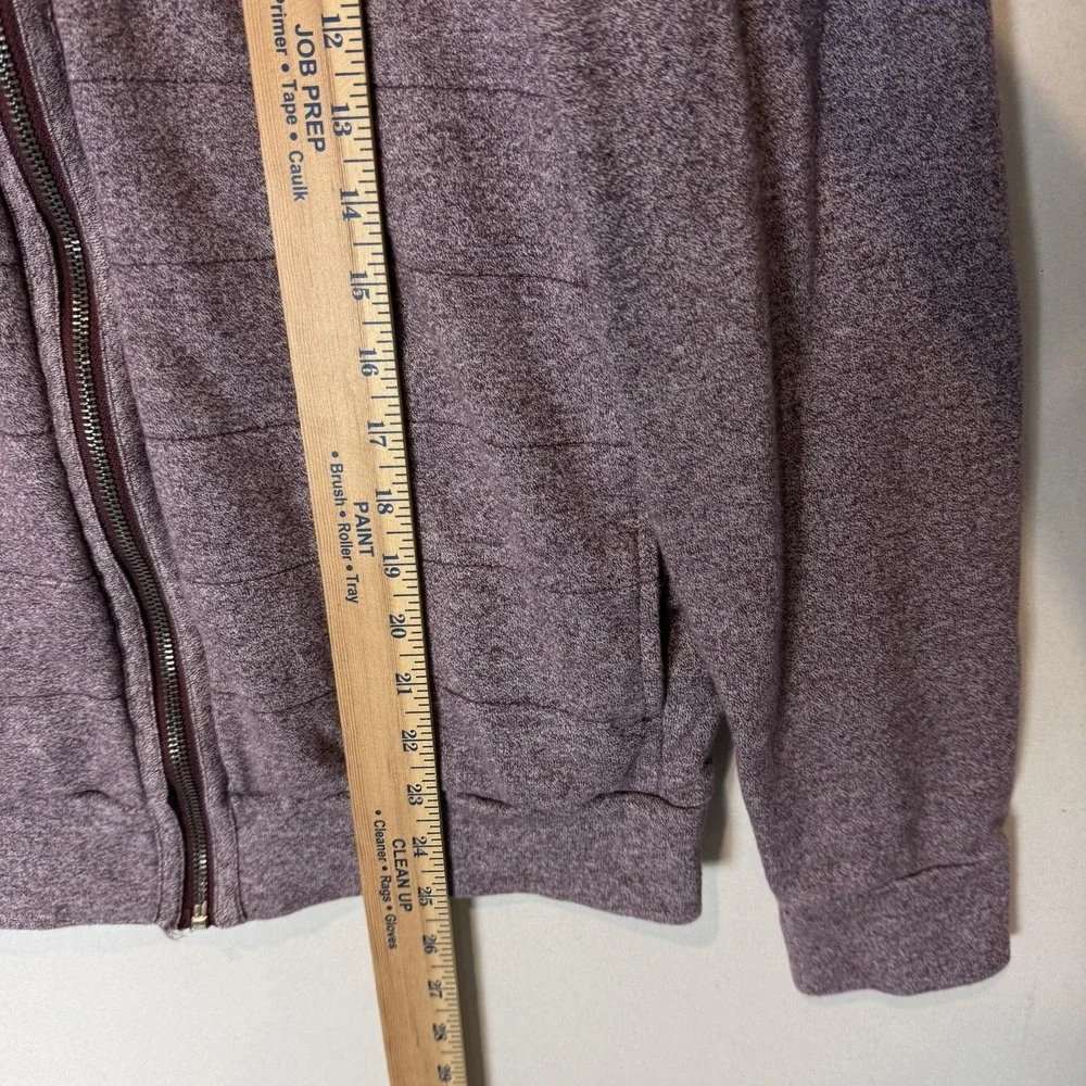Banana Republic Jacket Mens Small Purple Knit Full Zip Bomber‎ Pockets Casual